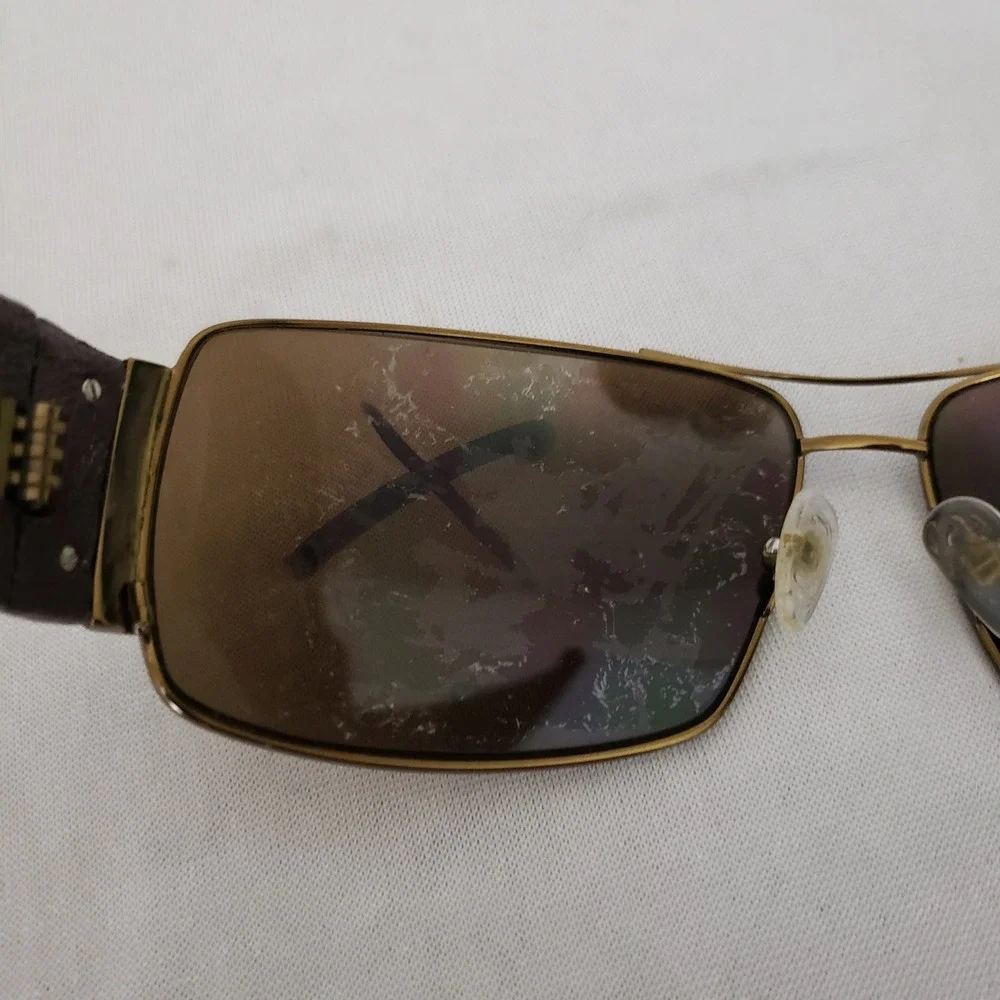 Y2K Ed Hardy EHS017 King of Beasts Sunglasses w/ Case 63-13 120‎ FRAMES ONLY